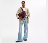  Túi Nữ Coach Hadley Turnlock Tote Bag 'Dark Wine' 