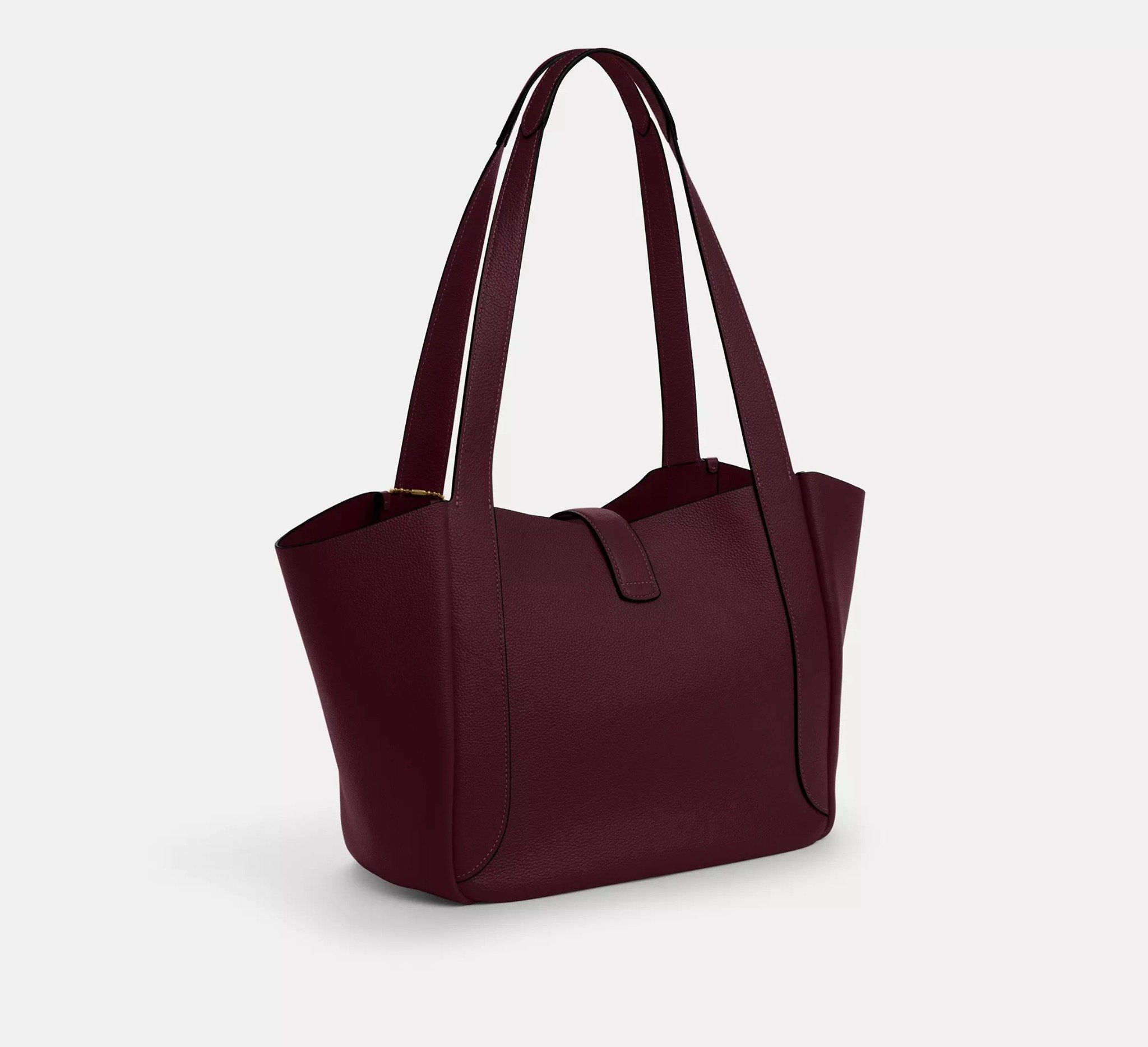  Túi Nữ Coach Hadley Turnlock Tote Bag 'Dark Wine' 