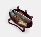  Túi Nữ Coach Hadley Turnlock Tote Bag 'Dark Wine' 