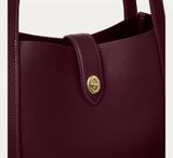  Túi Nữ Coach Hadley Turnlock Tote Bag 'Dark Wine' 