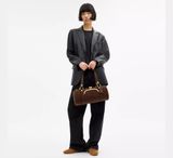 Túi Nữ Coach Kisslock Barrel Bag 'Dark Chocolate' 
