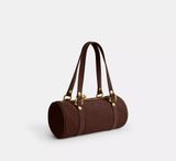  Túi Nữ Coach Kisslock Barrel Bag 'Dark Chocolate' 
