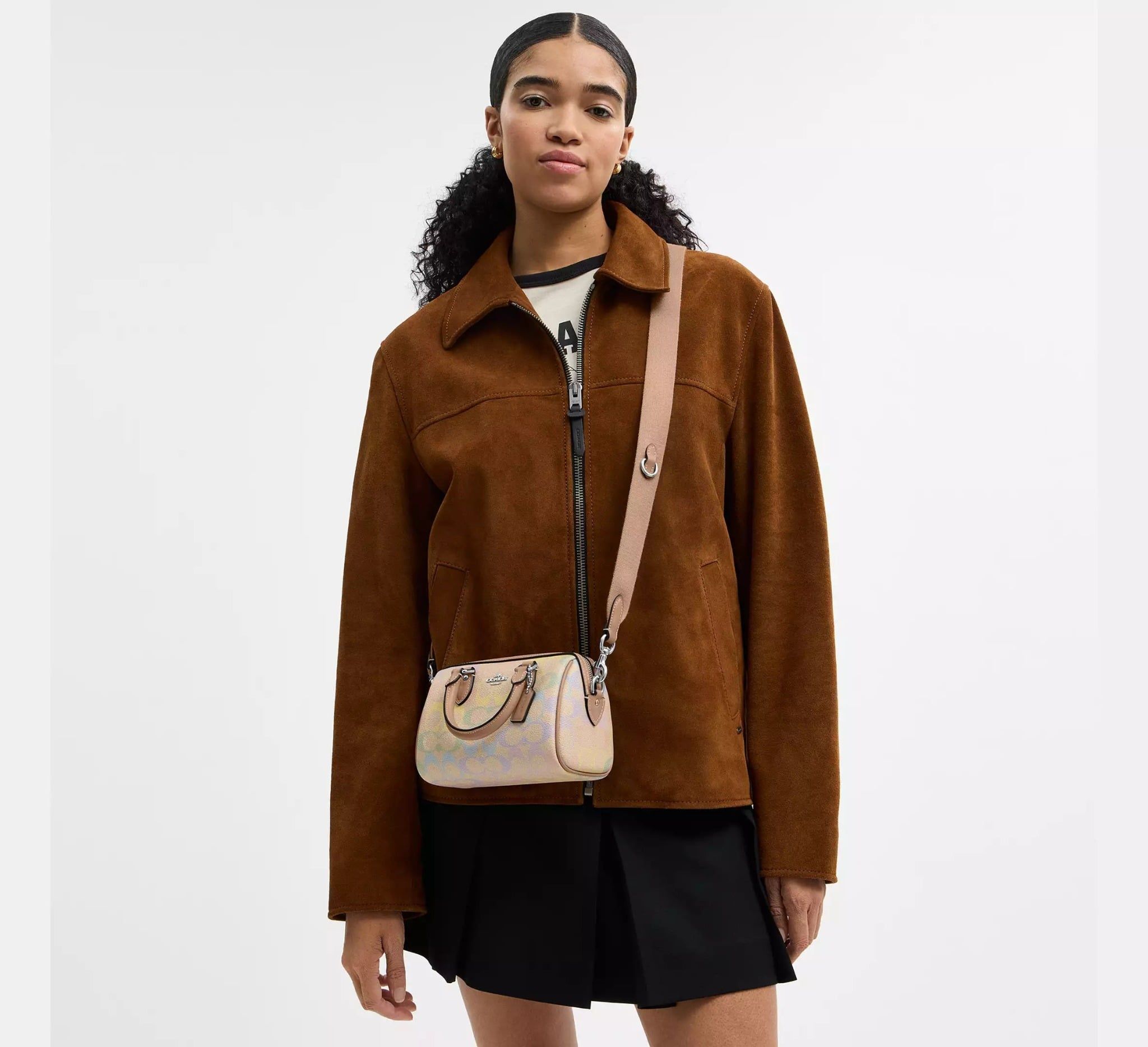  Túi Nữ Coach Mini Rowan Crossbody Bag 'Rainbow' 