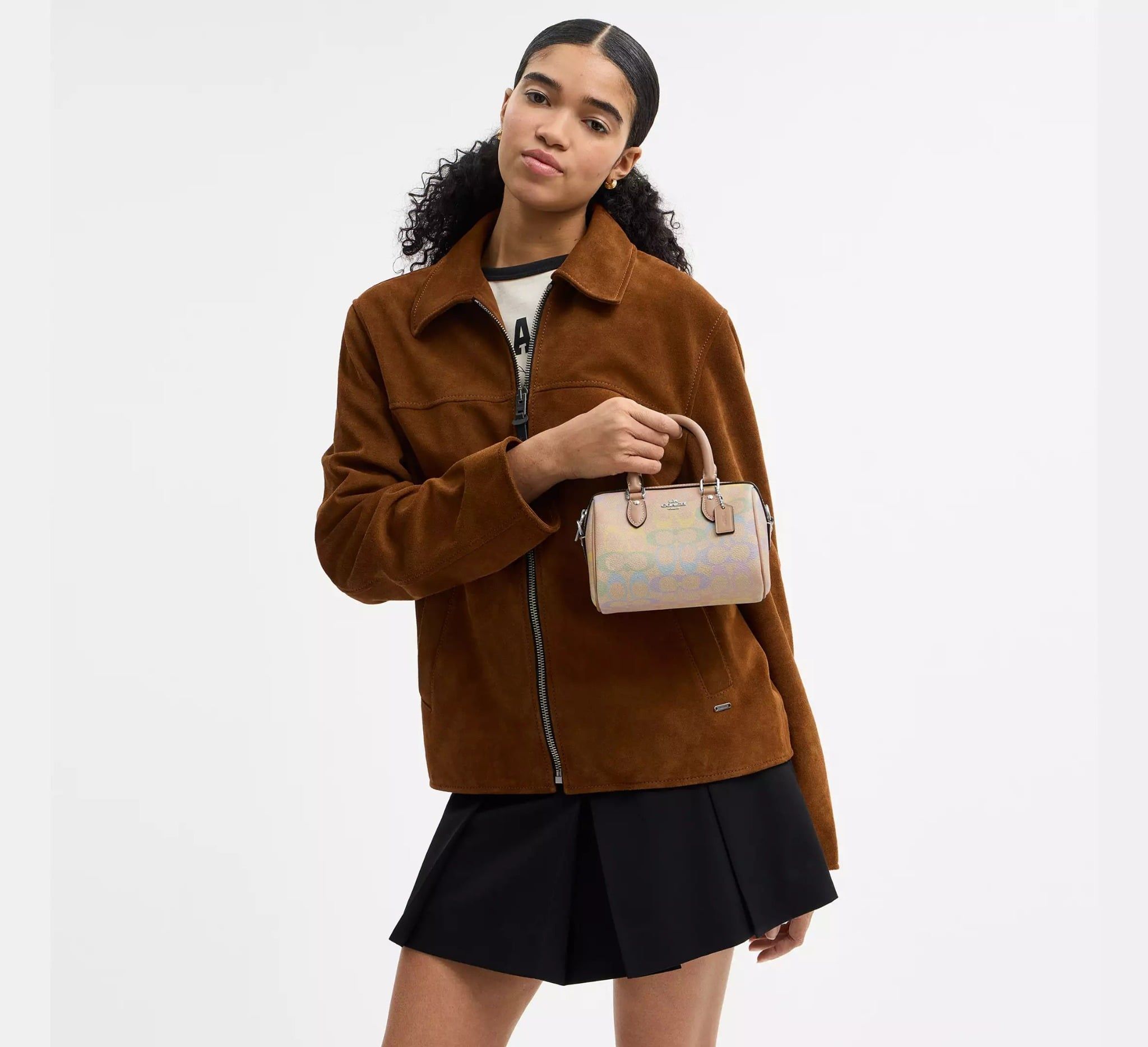  Túi Nữ Coach Mini Rowan Crossbody Bag 'Rainbow' 