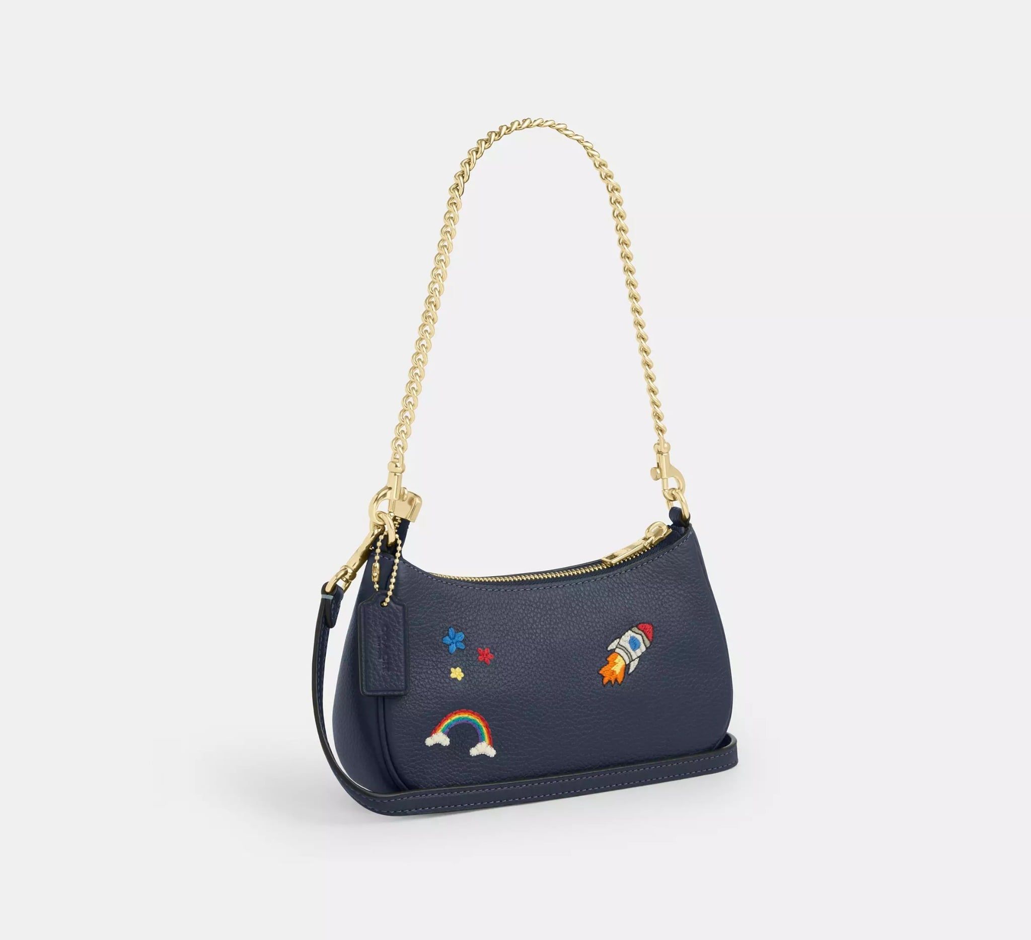  Túi Nữ Coach Teri Mini Crossbody Bag 'Dark Denim' 