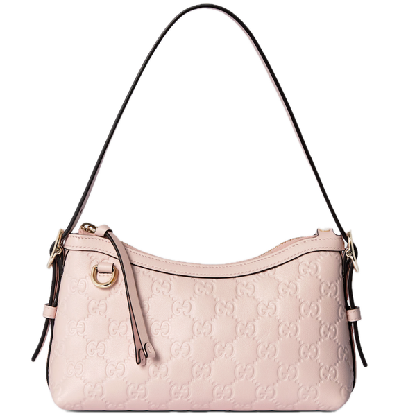  Túi Nữ Gucci Emblem Small Shoulder Bag 'Pink' 