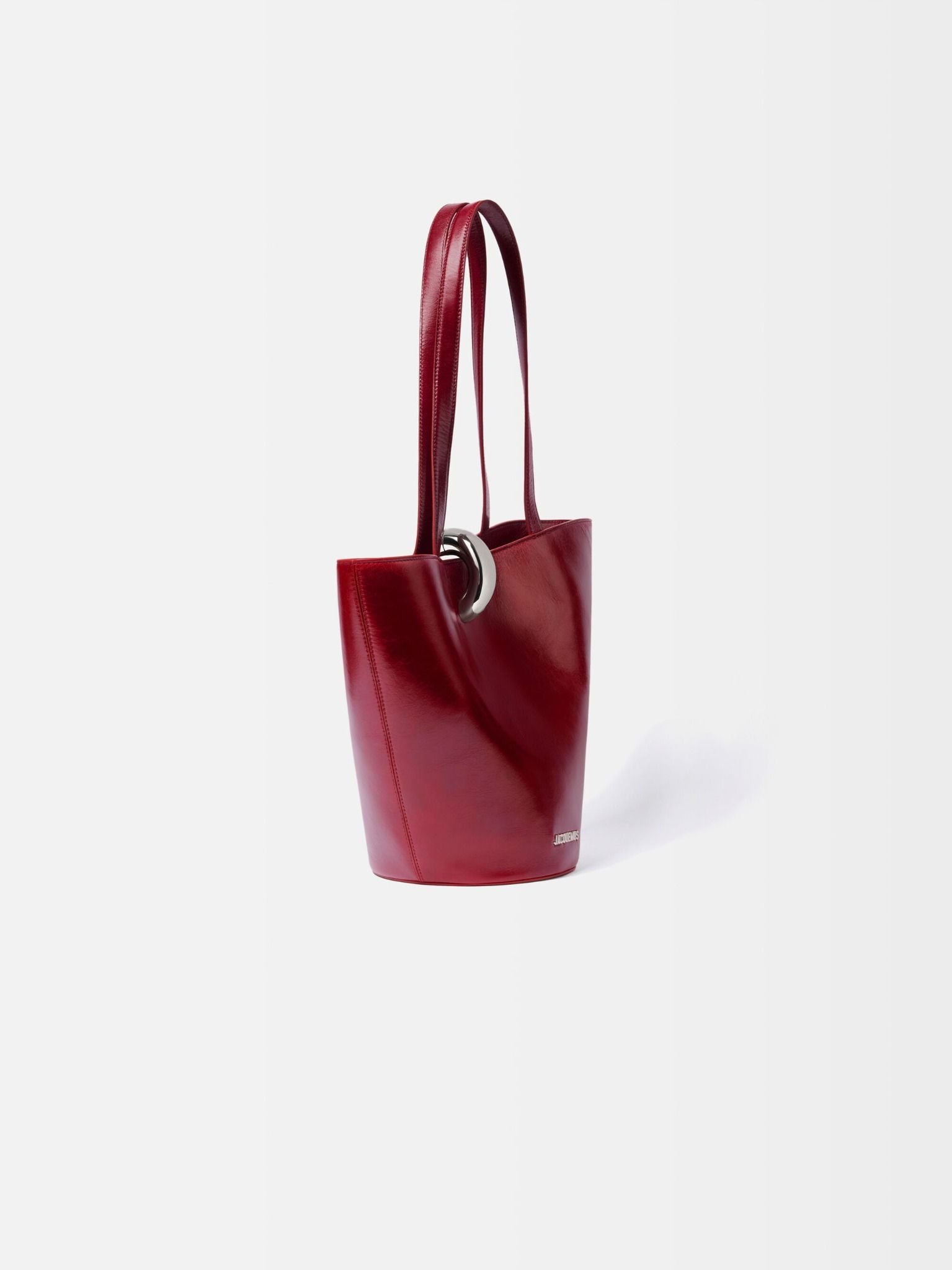  Túi Nữ Jacquemus Medium Bambola 'Burgundy' 