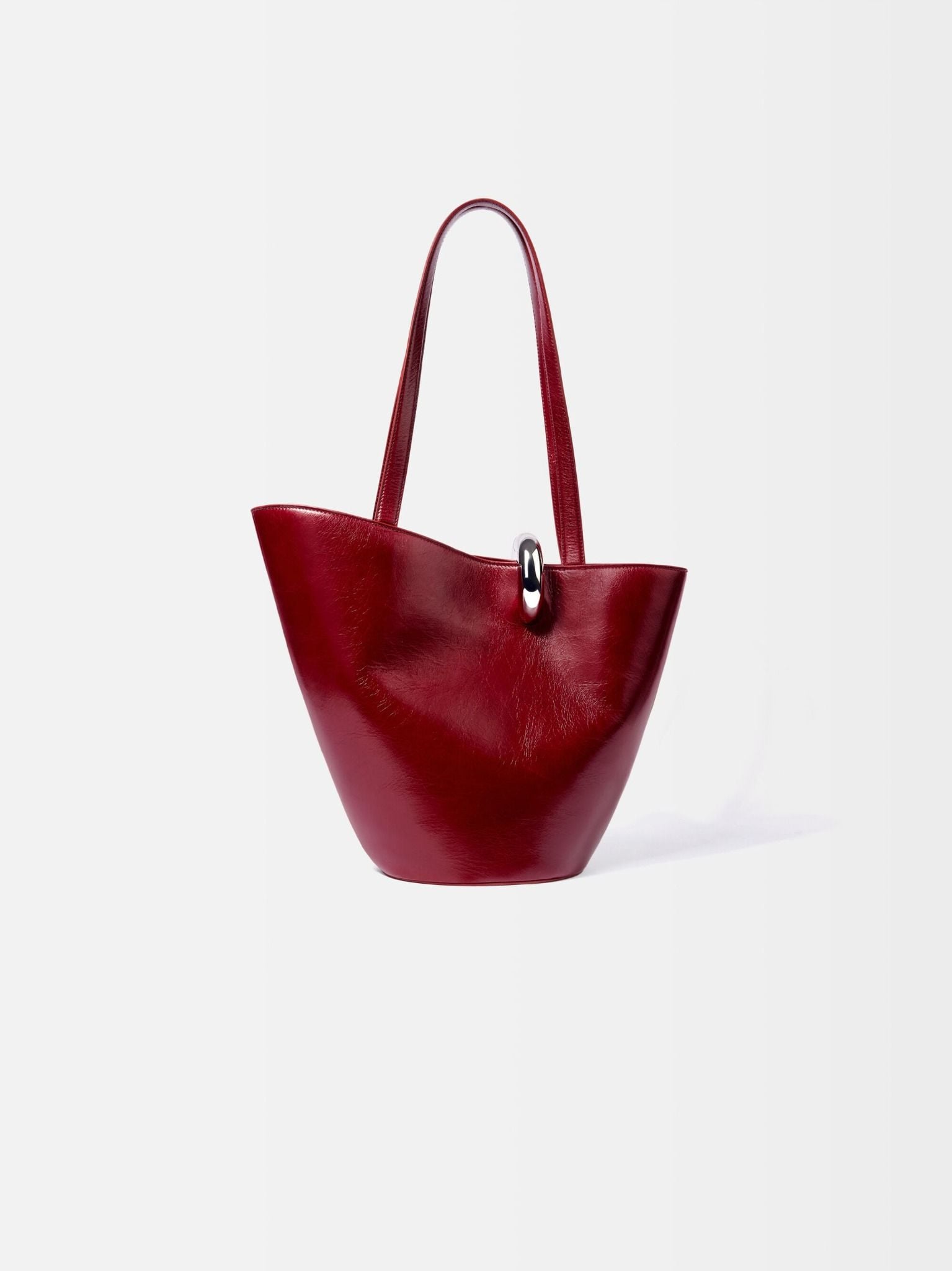  Túi Nữ Jacquemus Medium Bambola 'Burgundy' 