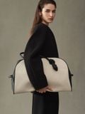  Túi Nữ Jacquemus The Large Turismo 'Greige' 