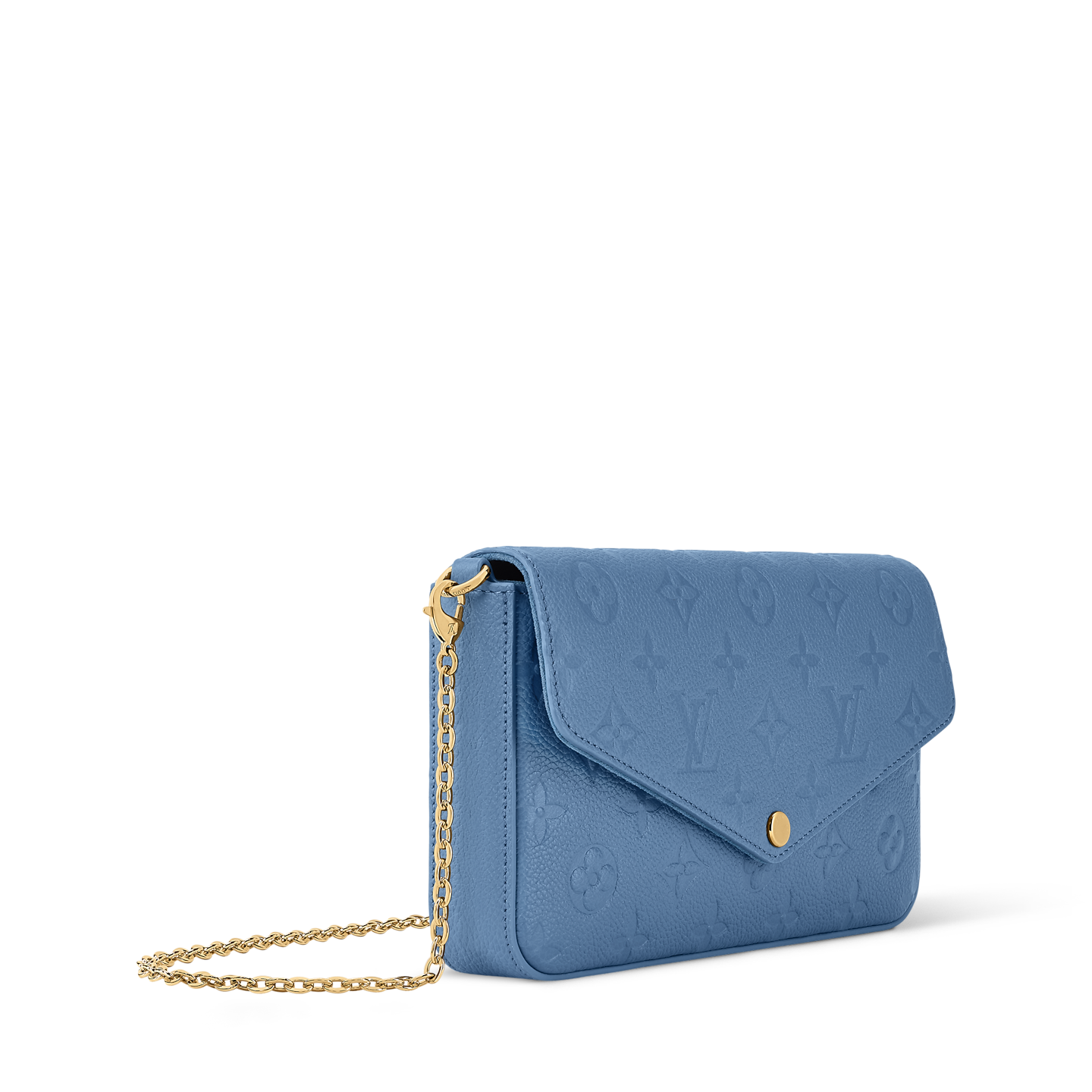  Túi Nữ Louis Vuitton Félicie Pochette Bag 'Denim Blue' 