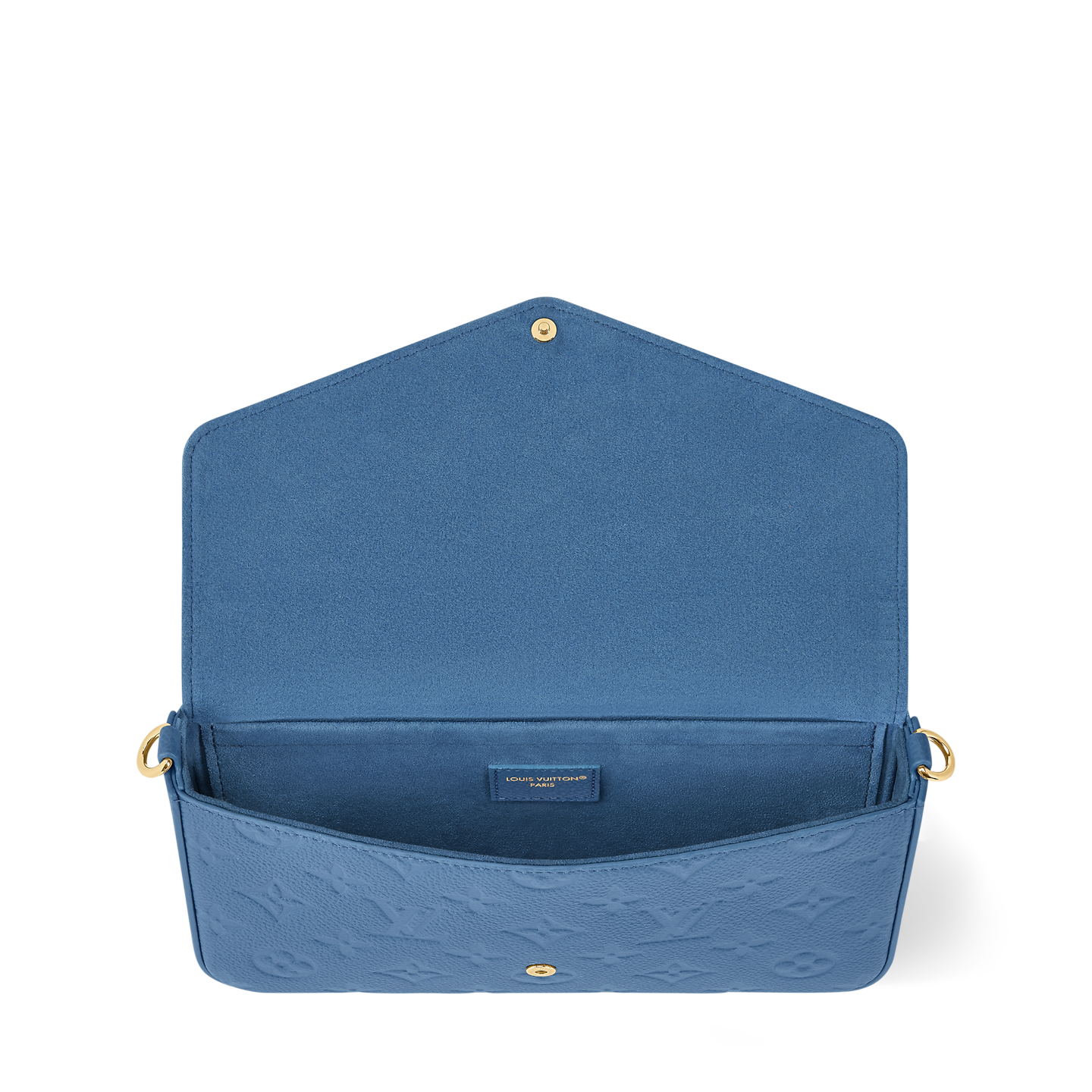  Túi Nữ Louis Vuitton Félicie Pochette Bag 'Denim Blue' 