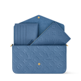  Túi Nữ Louis Vuitton Félicie Pochette Bag 'Denim Blue' 