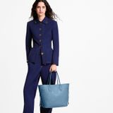  Túi Nữ Louis Vuitton Neverfull MM Tote Bag 'Bleu Jean' 