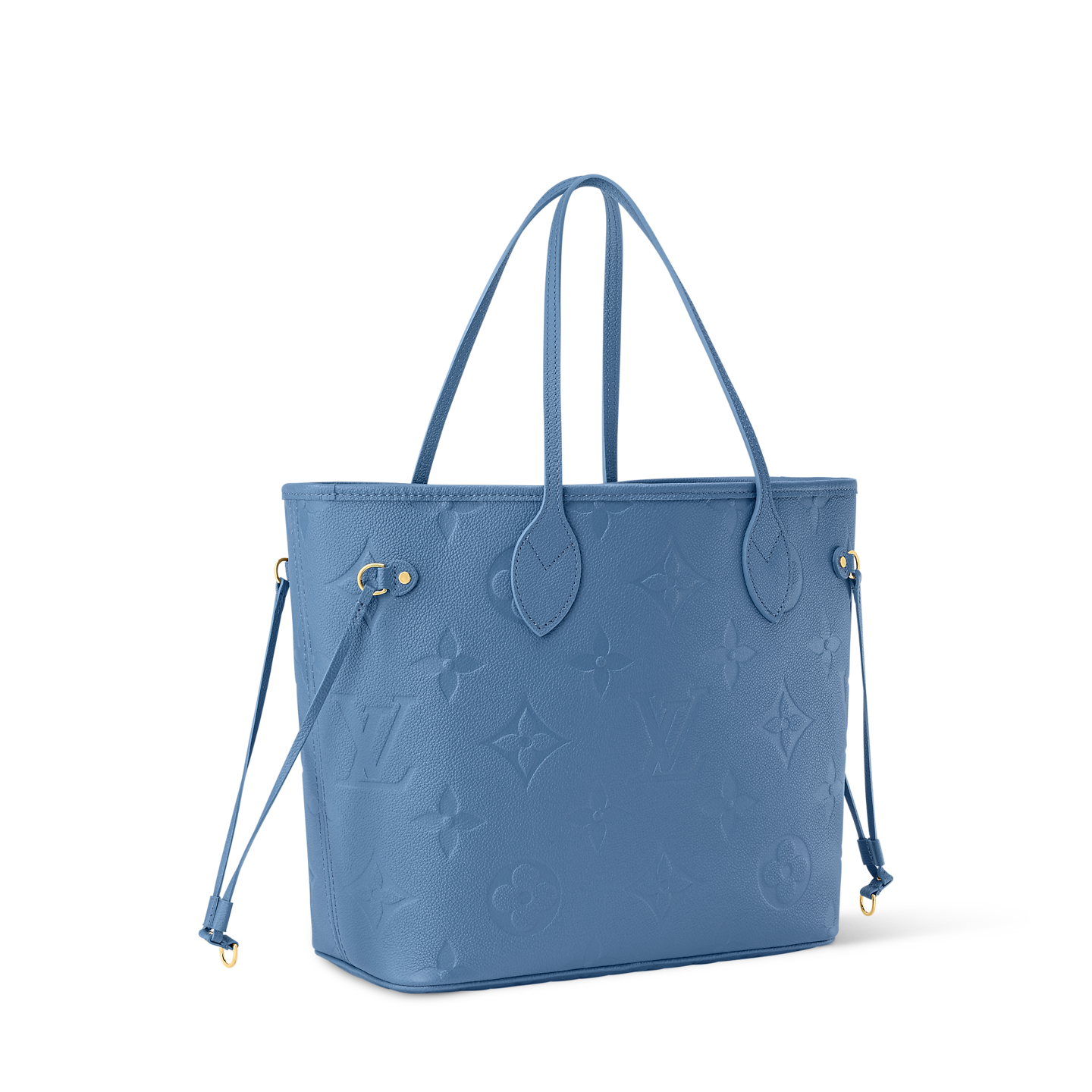  Túi Nữ Louis Vuitton Neverfull MM Tote Bag 'Bleu Jean' 