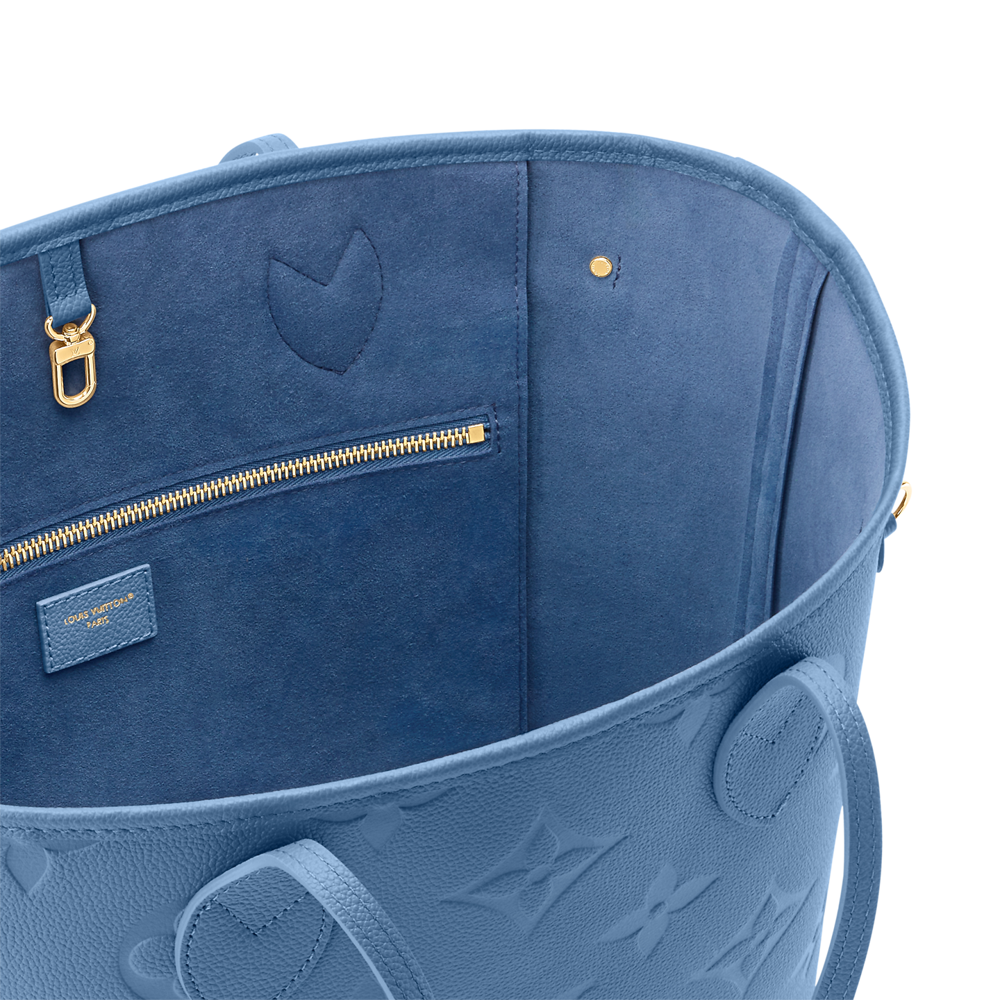 Túi Nữ Louis Vuitton Neverfull MM Tote Bag 'Bleu Jean' 