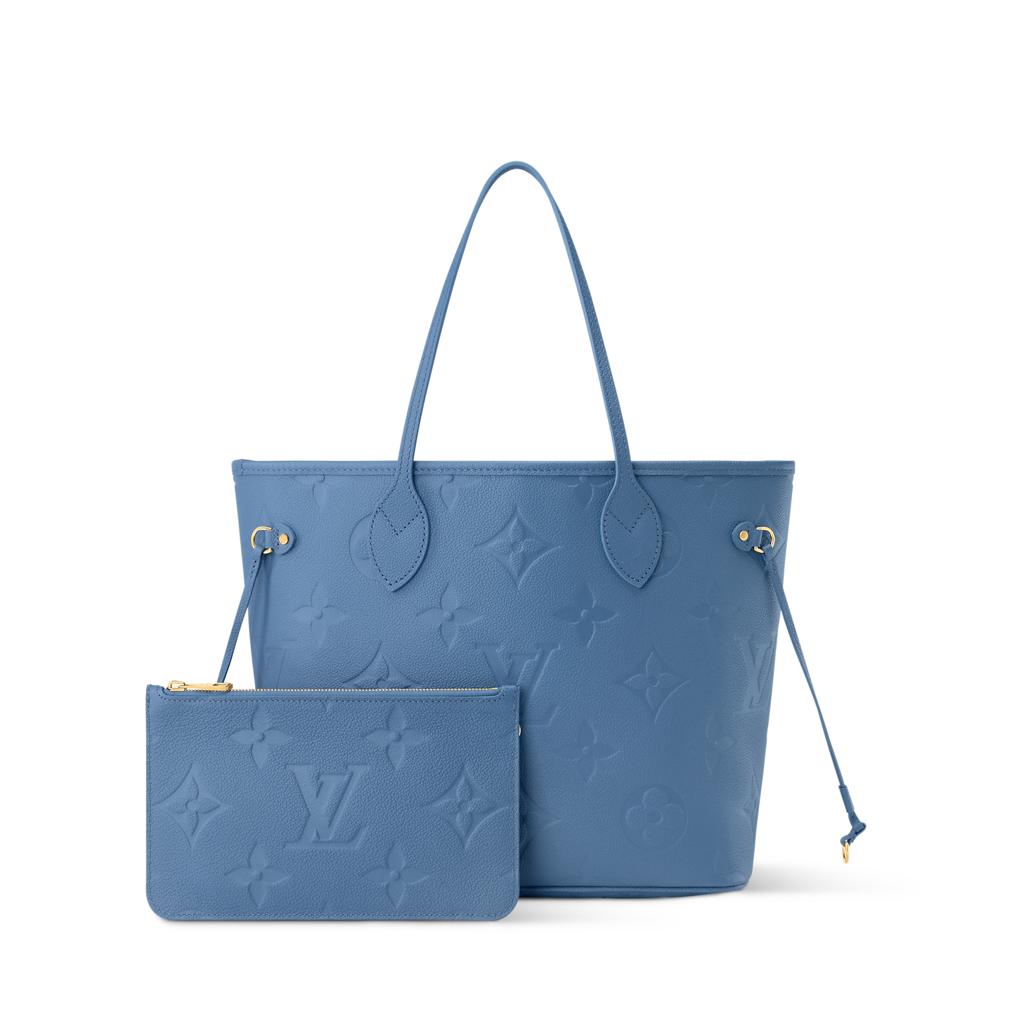  Túi Nữ Louis Vuitton Neverfull MM Tote Bag 'Bleu Jean' 