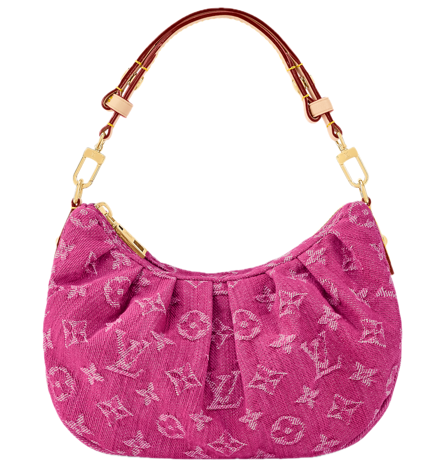 Túi Nữ Louis Vuitton Pochette Valley Bag 'Fuchsia Denim' 