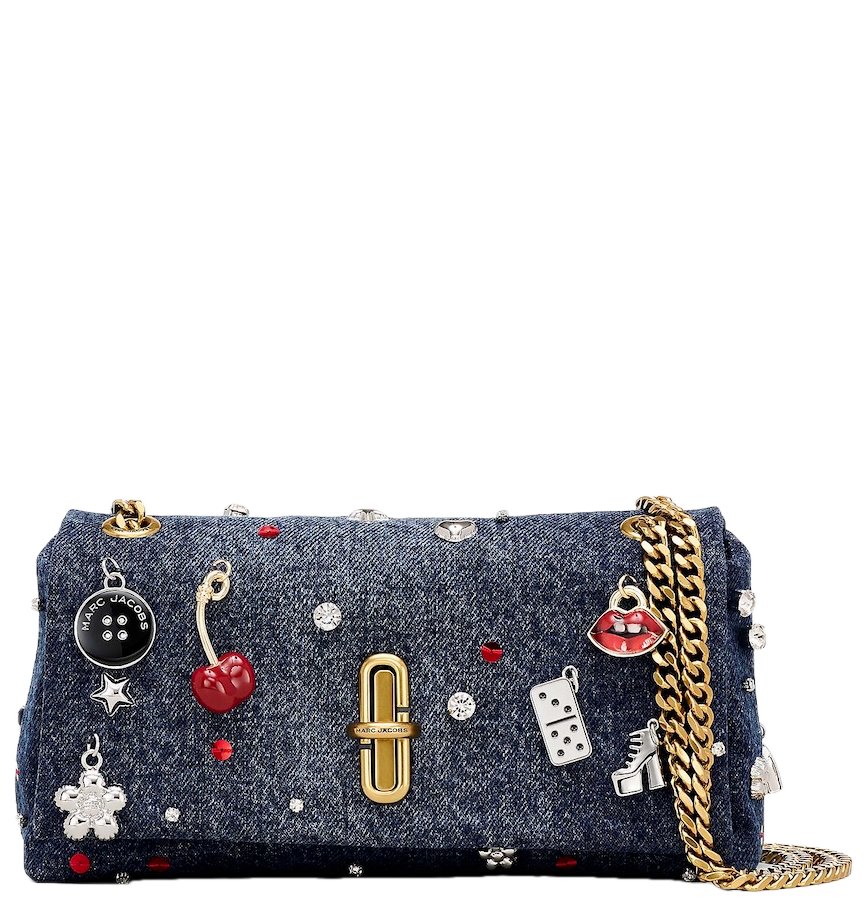  Túi Nữ Marc Jacobs Dual Chain Mini Bag 'Denim' 