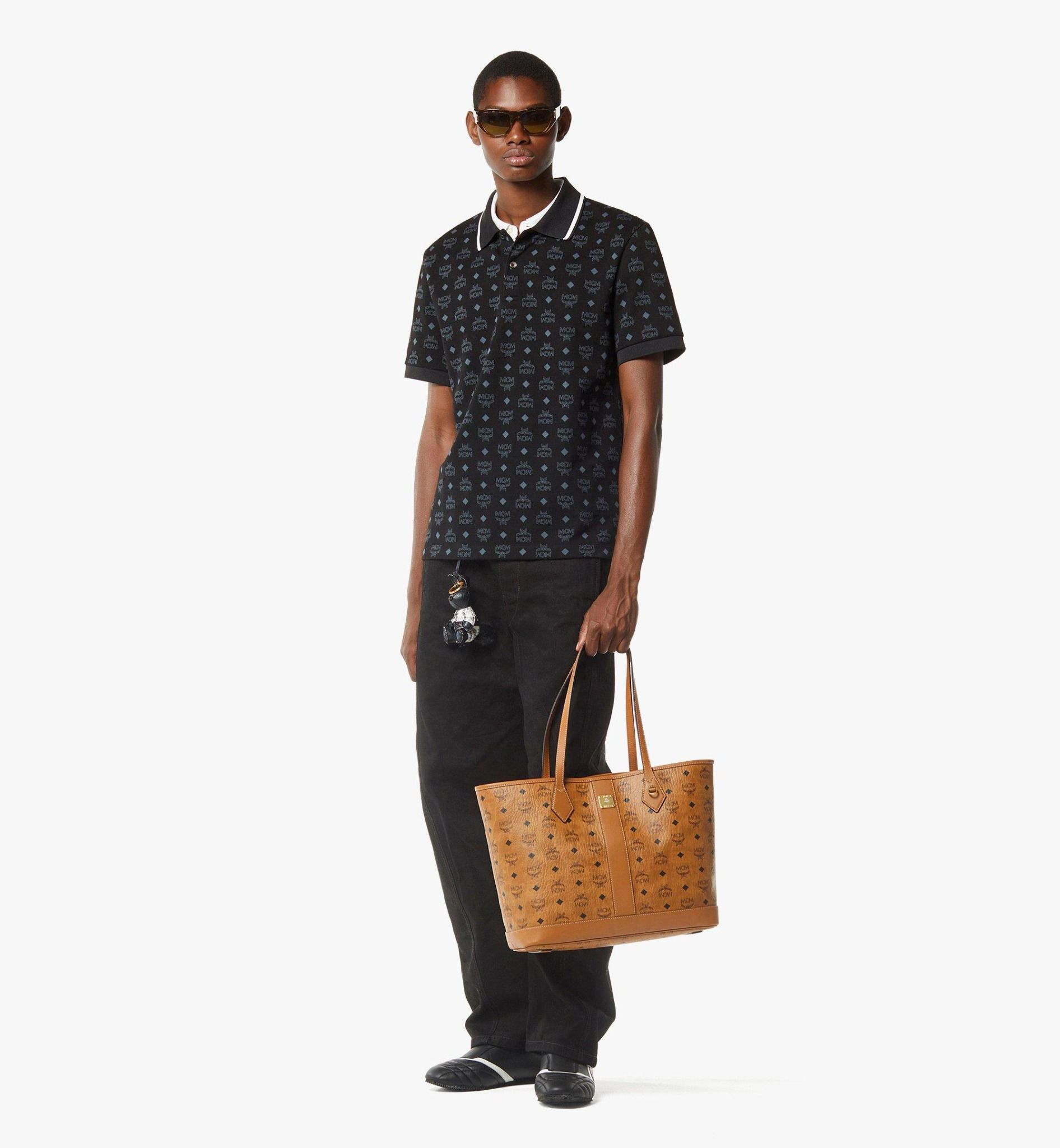  Túi Nữ MCM New Liz Medium Shopper Bag 'Cognac' 