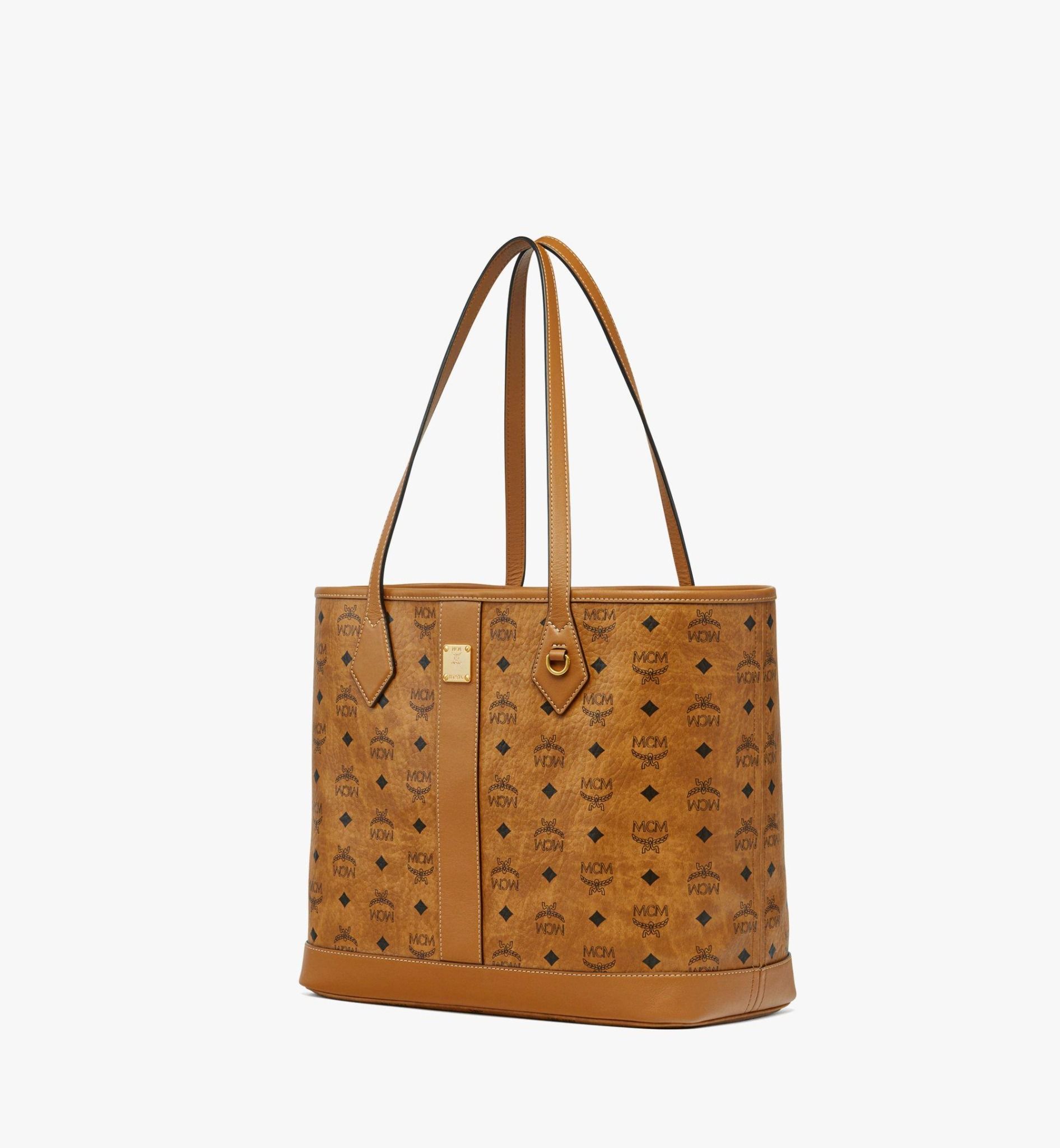  Túi Nữ MCM New Liz Medium Shopper Bag 'Cognac' 