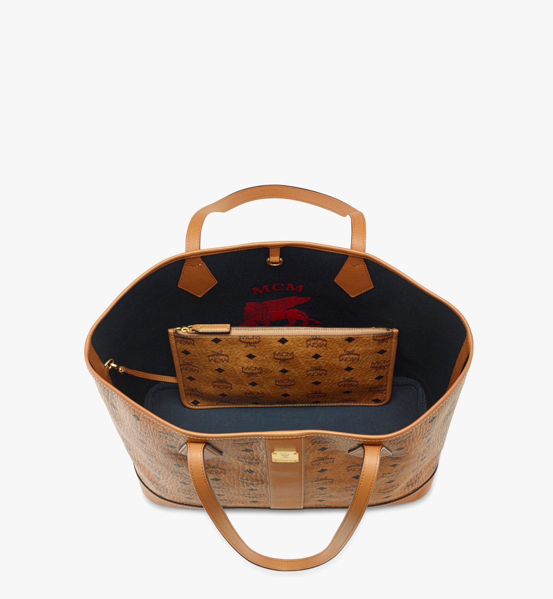  Túi Nữ MCM New Liz Medium Shopper Bag 'Cognac' 