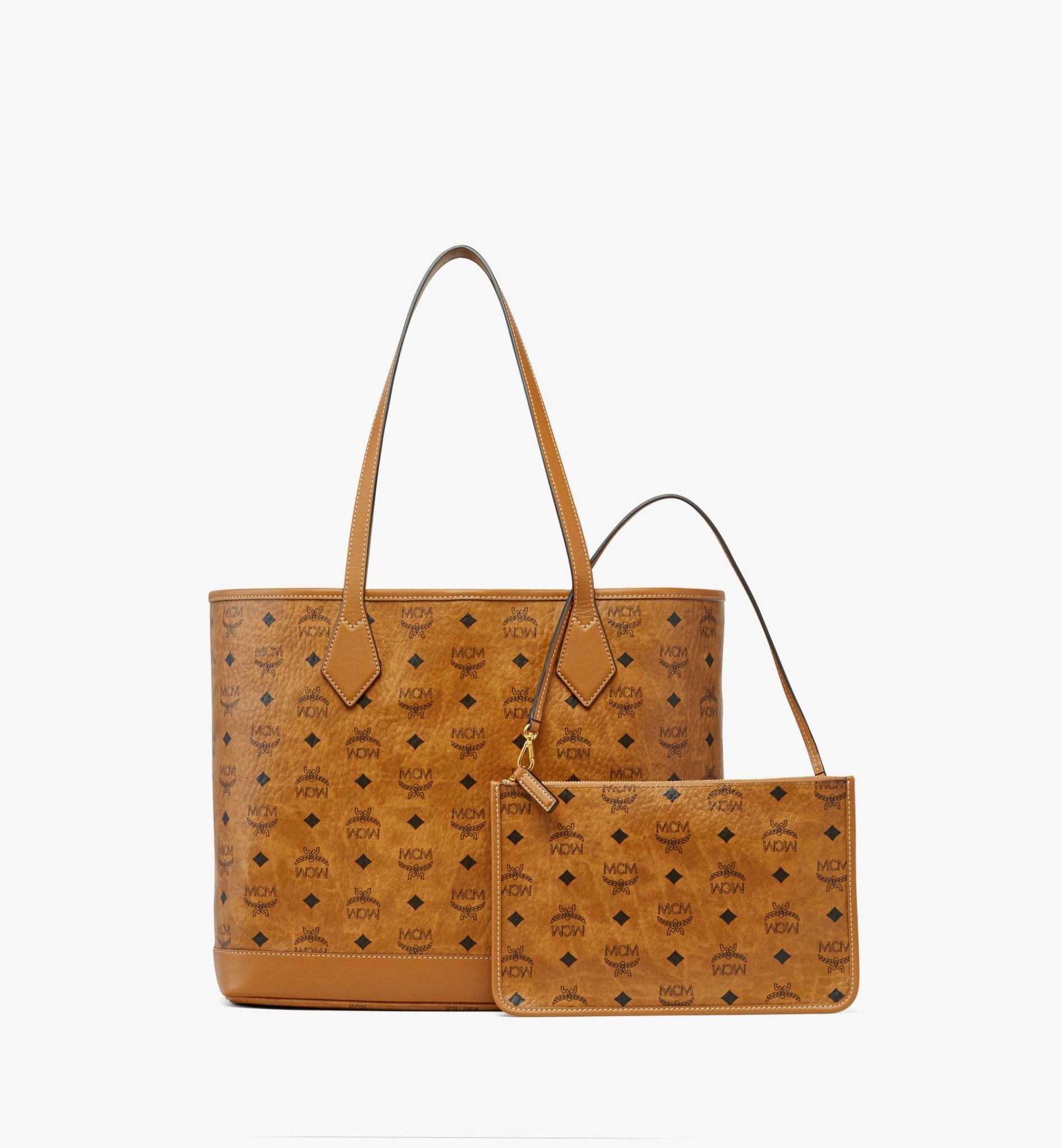  Túi Nữ MCM New Liz Medium Shopper Bag 'Cognac' 