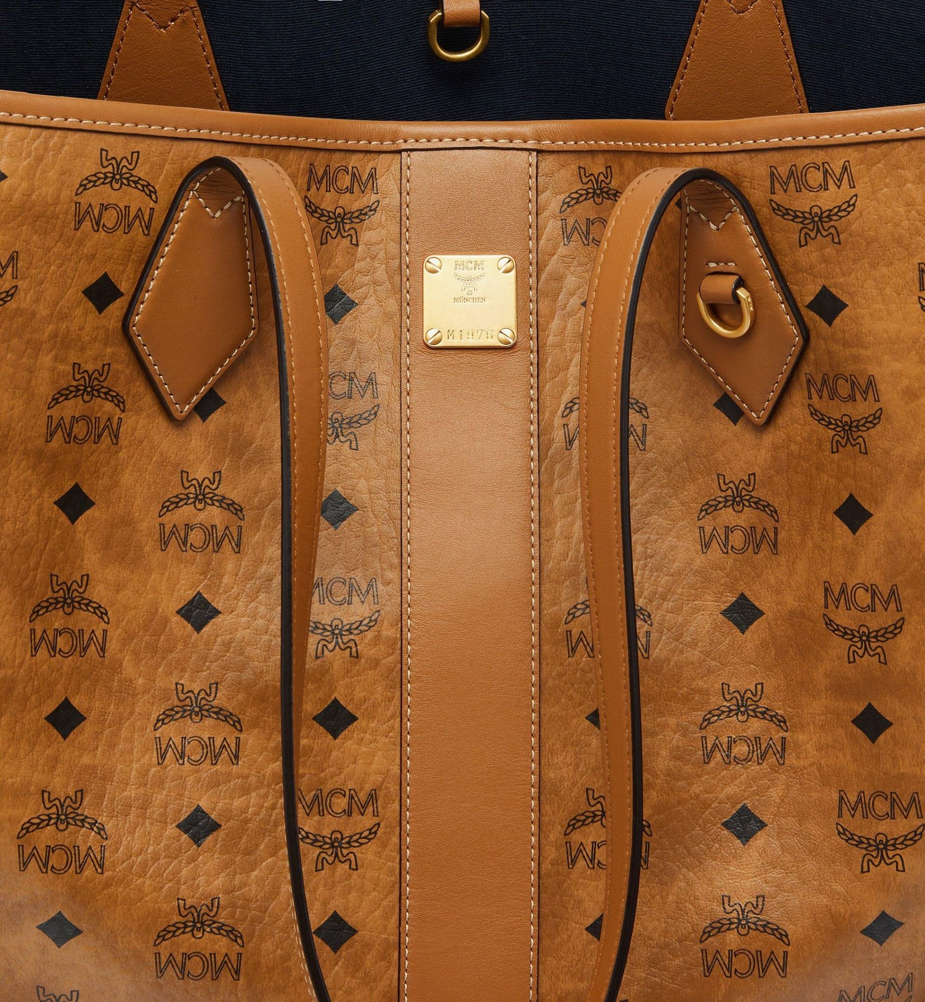  Túi Nữ MCM New Liz Medium Shopper Bag 'Cognac' 