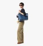  Túi Nữ MCM Toni Top-Zip Shopper 'Blue Visetos' 