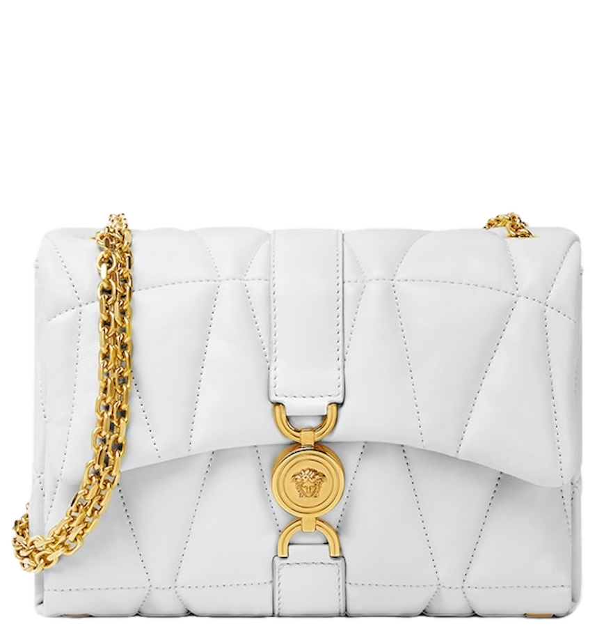  Túi Nữ Versace Kleio Shoulder Bag 'White' 