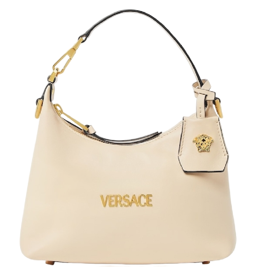  Túi Nữ Versace Tag Nappa Hobo Bag 'Beige' 