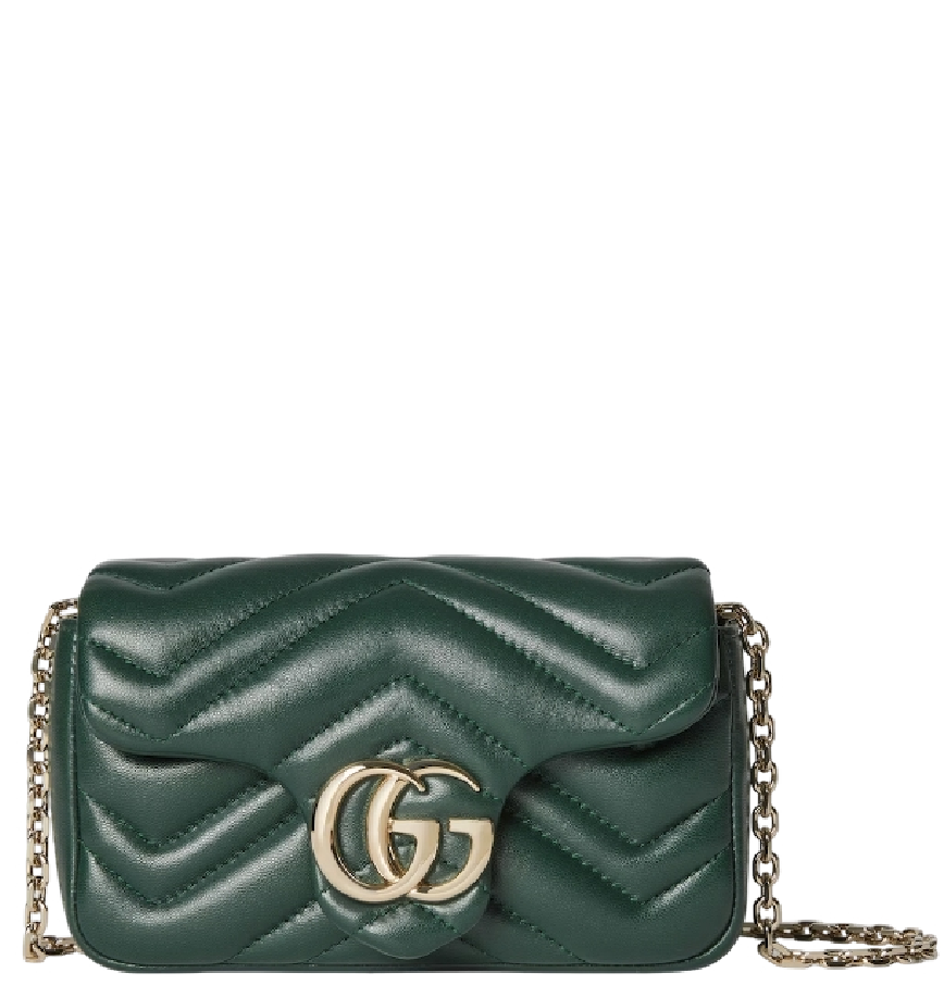  Túi Nữ Gucci Marmont Mini Shoulder Bag 'Green' 