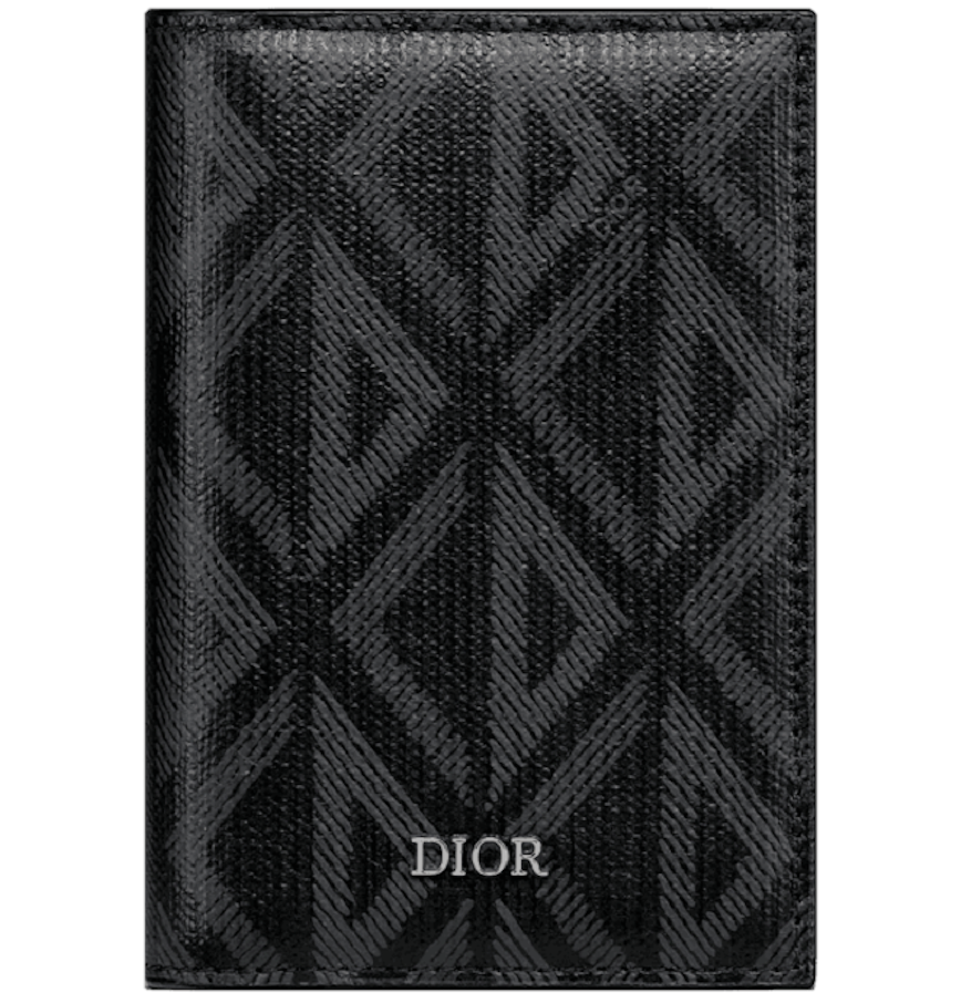  Ví Dior Bi-Fold Card Holder 'Black CD Diamond' 