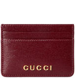  Ví Gucci Card Case With Script 'Rosso Ancora' 