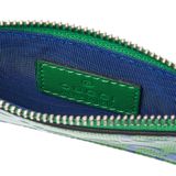  Ví Gucci Zipper Leather Card Holder 'Green' 