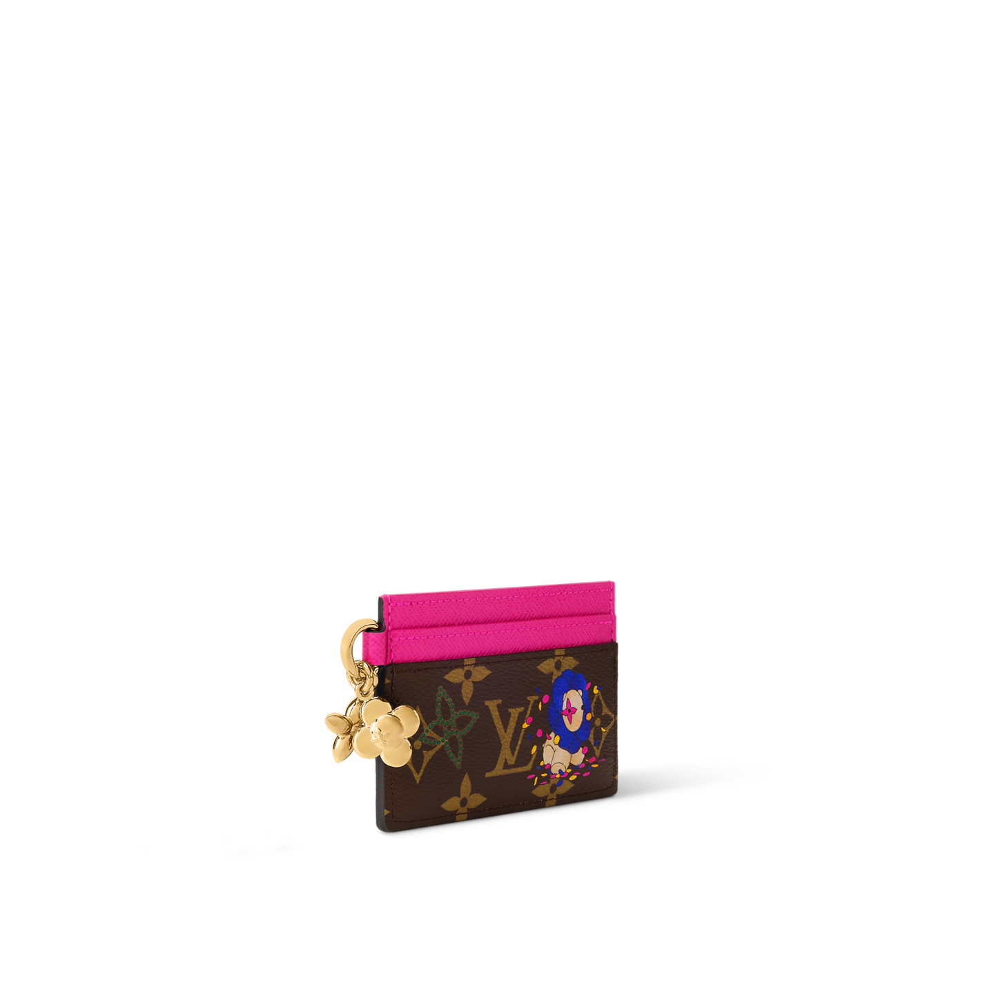  Ví Louis Vuitton LV Charms Card Holder 'Frozen Orchid' 