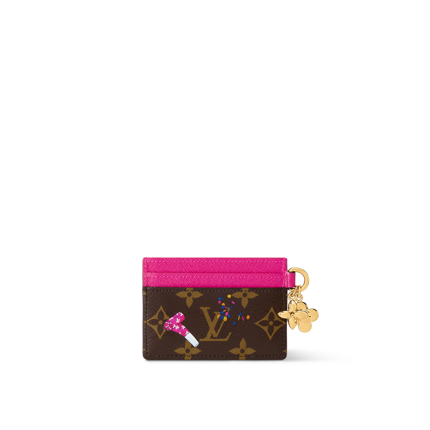  Ví Louis Vuitton LV Charms Card Holder 'Frozen Orchid' 