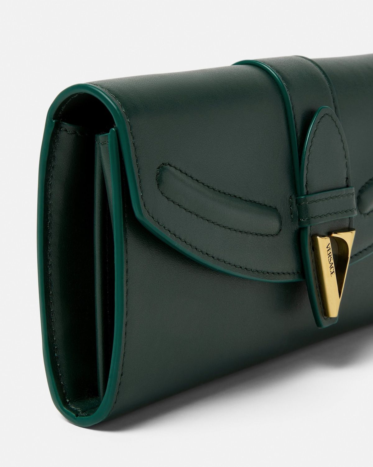  Ví Nữ Versace V Wallet On Chain 'Green' 