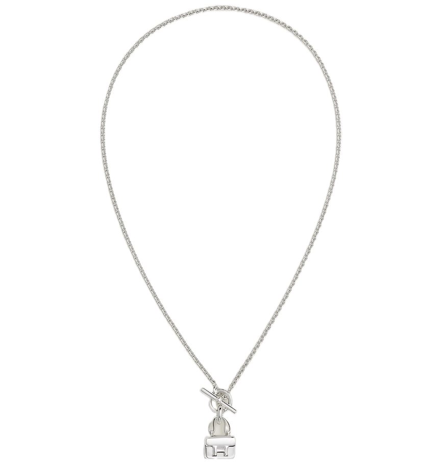  Vòng Cổ Hermes Amulettes Constance Pendant 'Silver' 