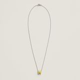  Vòng Cổ Nữ Hermes Mini Pop H 'New Lime Palladium' 