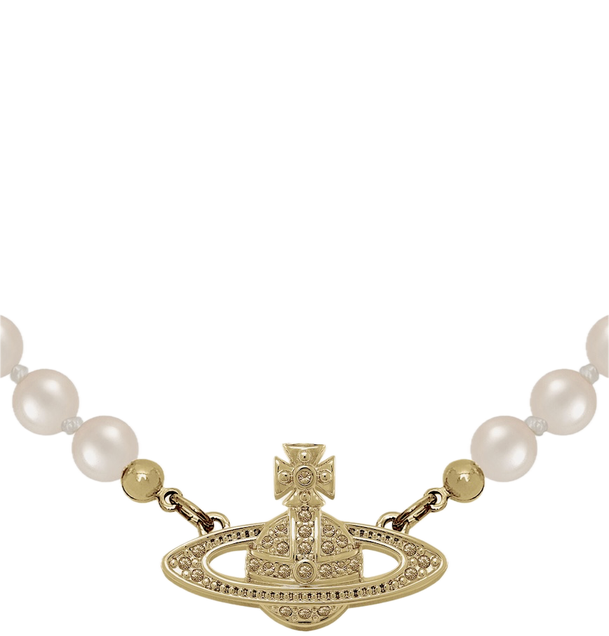  Vòng Cổ Nữ Vivienne Westwood Mini Bas 'Gold' 