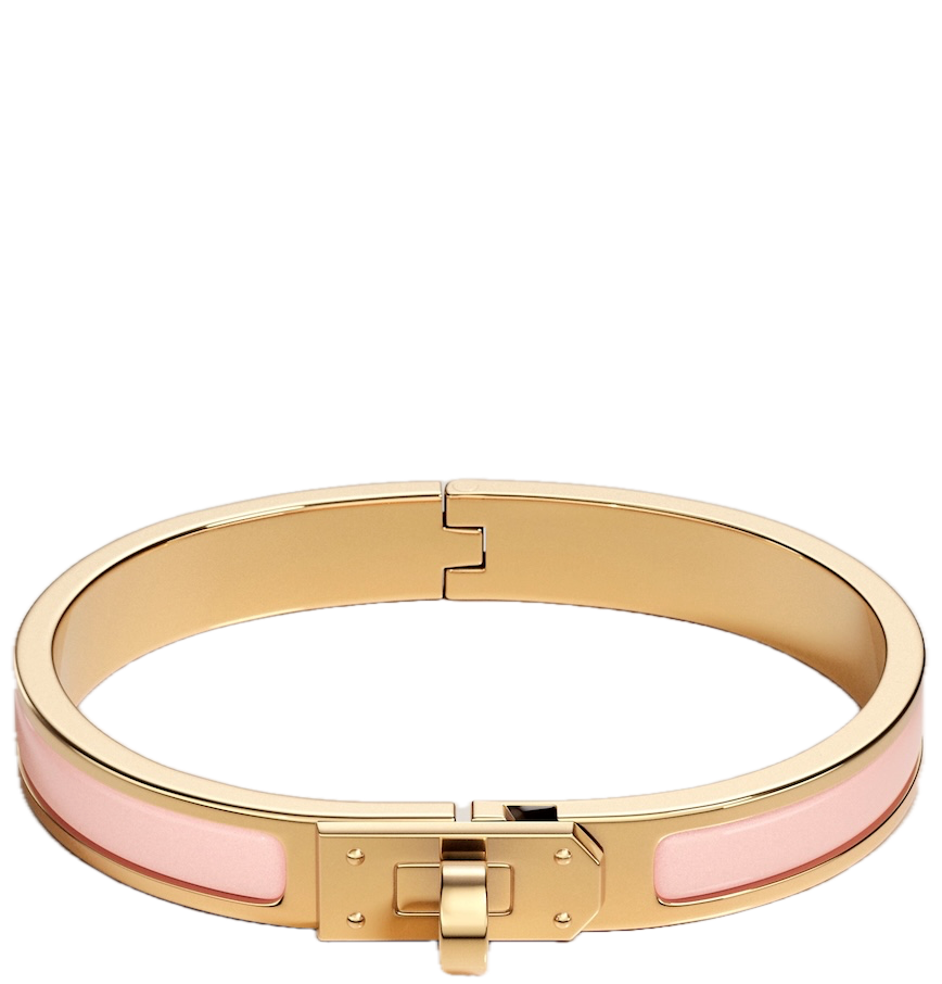  Vòng Tay Nữ Hermes Mini Clic Kelly 'Rose Candeur' 