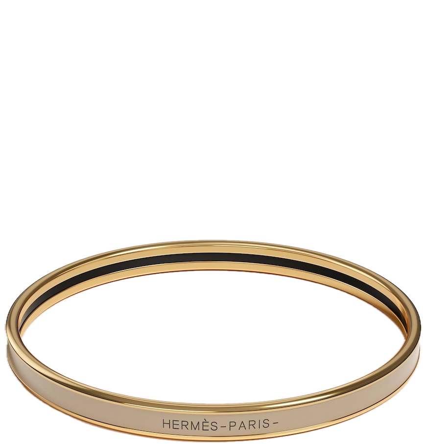  Vòng Tay Nữ Hermes Uni Bangle 'Marron Glacé Gold' 
