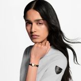  Vòng Tay Nữ Louis Vuitton LV Bloom Pearl Heart 'Black' 