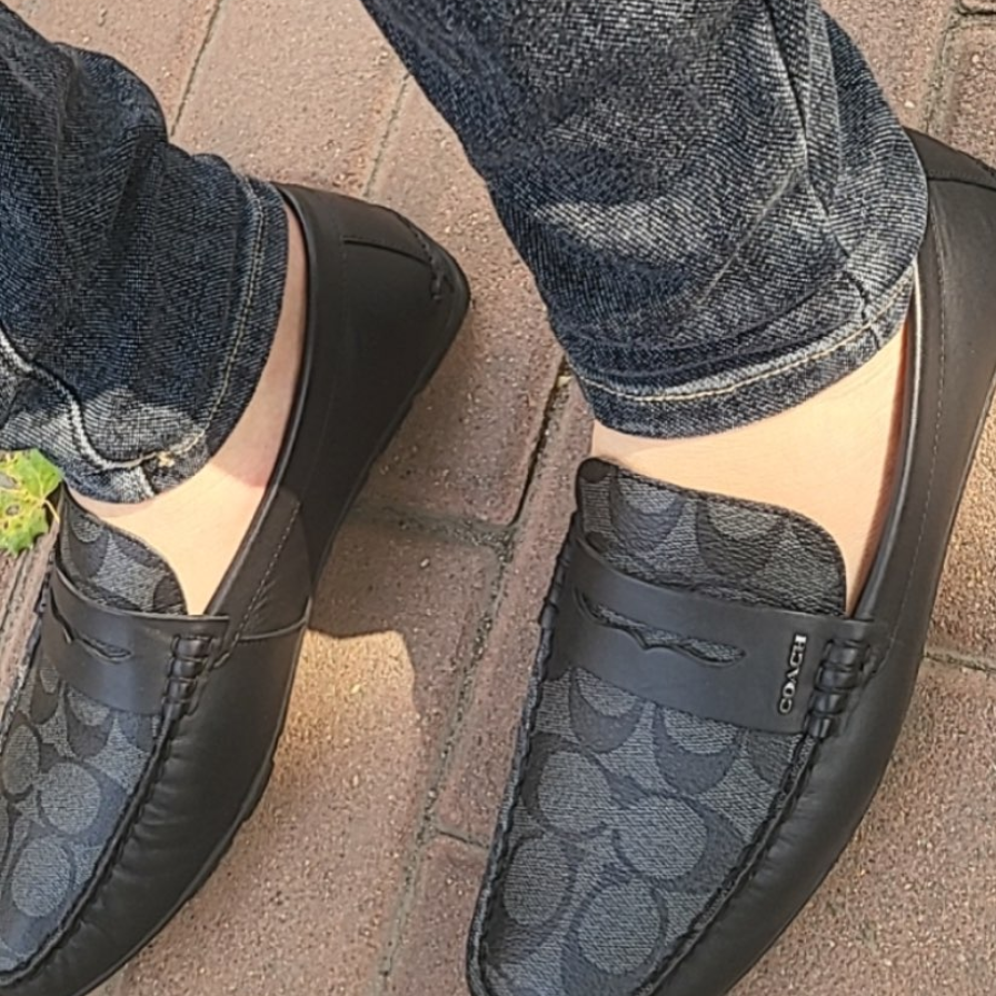  Giày Nam Coach Mott Driver 'Black' 