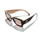  Kính Chanel Sunglasses 'Black' 