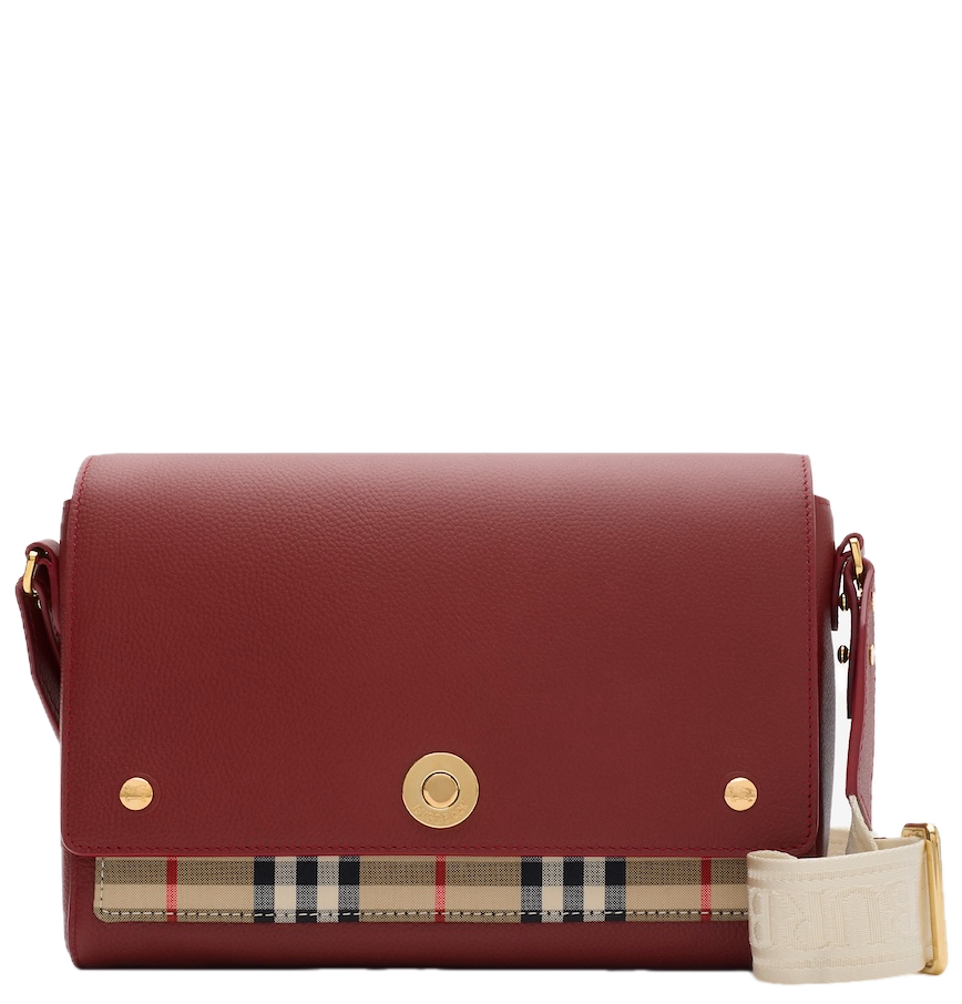  Túi Nữ Burberry Note Bag 'Ruby Red' 