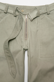  Quần Nữ Acne SS26 Twill Trousers With Belt 'Clay Beige' 