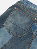 Quần Evisu 2-Tone Inserted Daicock Jeans 'Indigo' 