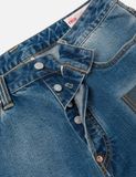  Quần Evisu 2-Tone Inserted Daicock Jeans 'Indigo' 
