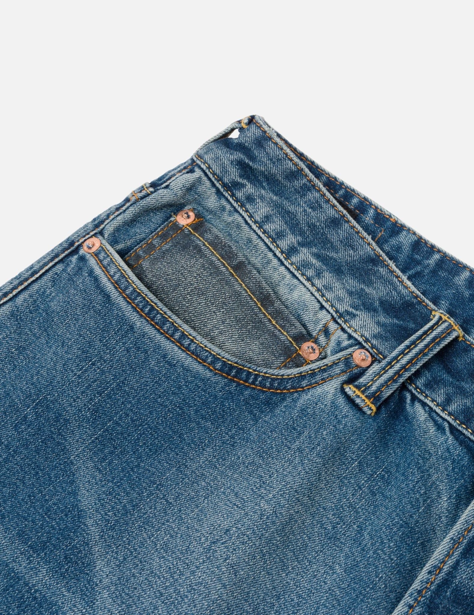  Quần Evisu 2-Tone Inserted Daicock Jeans 'Indigo' 